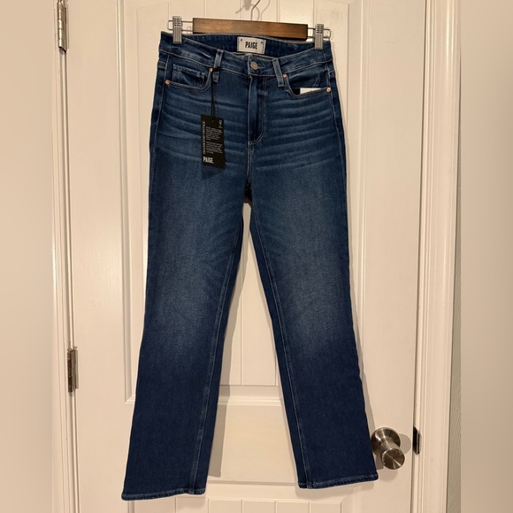 Paige Cindy Cropped jeans NWT, blue, size 27 - Picture 2 of 8